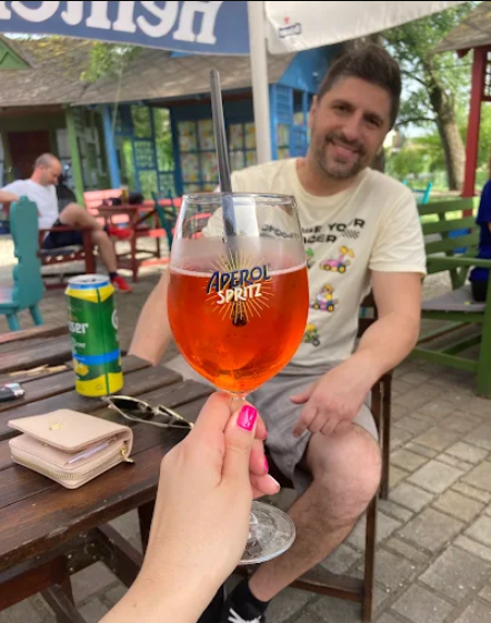 Aperol Spritz a teraszon